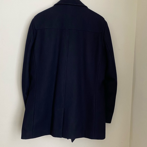 DANIEL HECHTER Paris  Men’s Pea coat navy size L - Picture 5 of 16